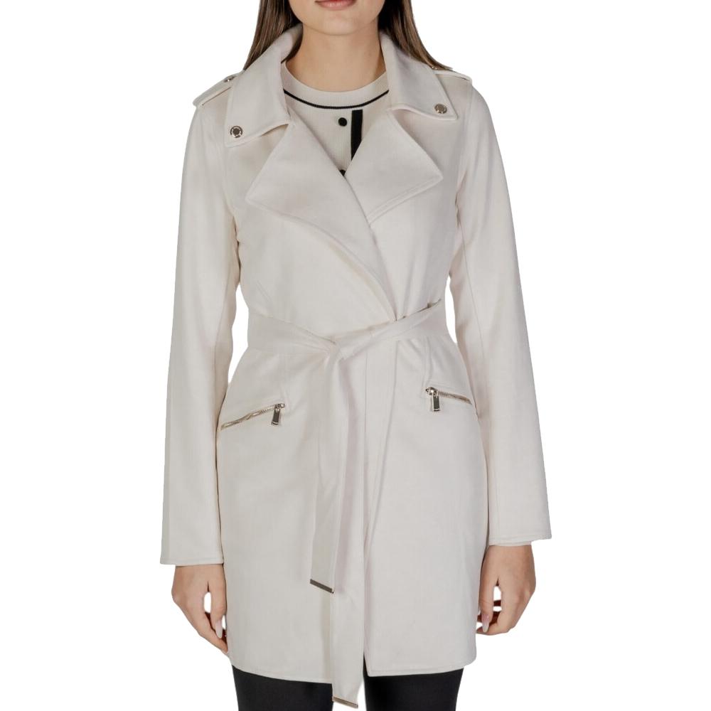 Manteau Long Ecru Femme Morgan GARIA pas cher