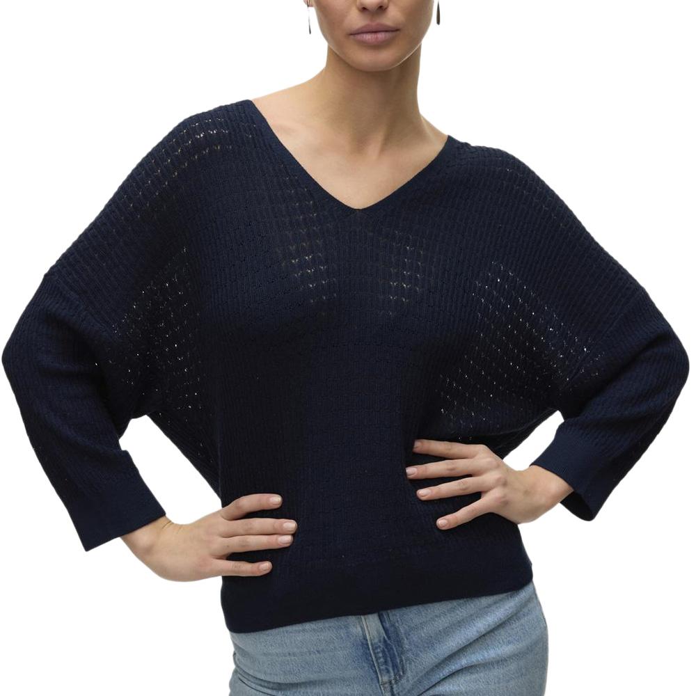 Pull Marine Femme Vero Moda Newlexsun pas cher