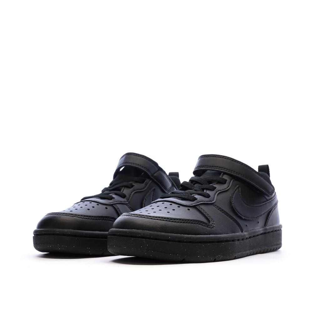 Zapatillas deportivas negras para niño Nike Court Borough Low Recraft ver 6