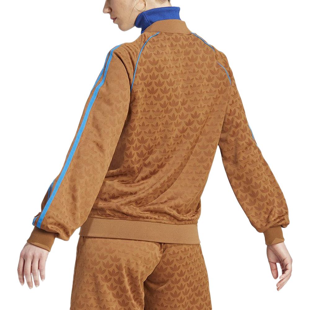 Veste de survêtement Marron Femme AdidasTt IK7873 vue 2