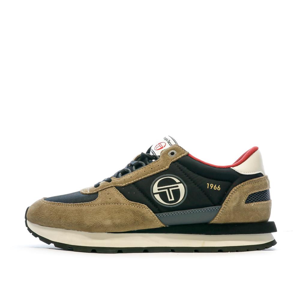 Baskets Marine/Camel Homme Sergio Tacchini Venezia pas cher