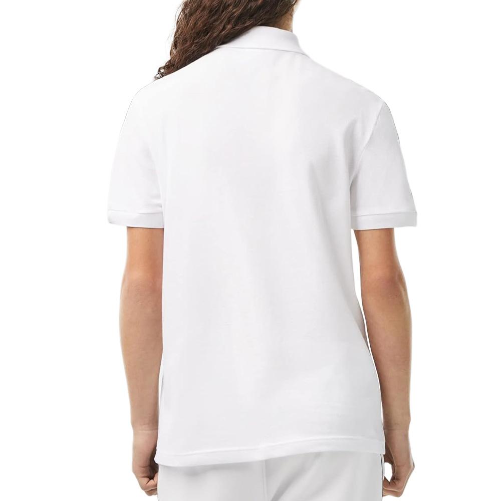 Polo Blanc Homme Lacoste Stre vue 2