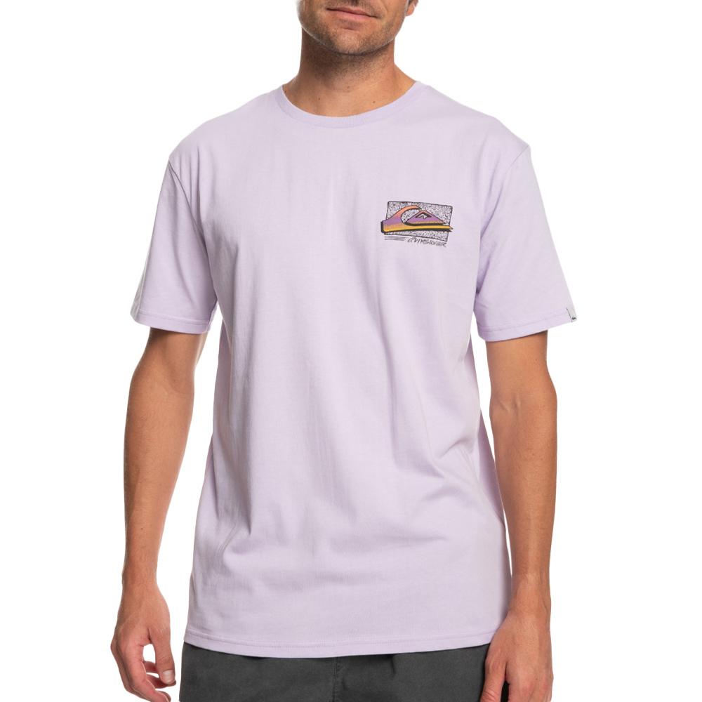 T-Shirt Violet Homme Quiksilver Retrofade pas cher