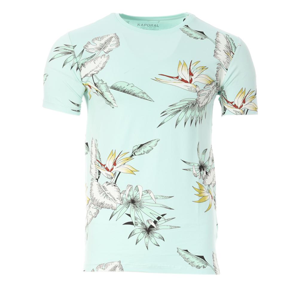 T-Shirt Bleu Homme Kaporal BIRDY pas cher