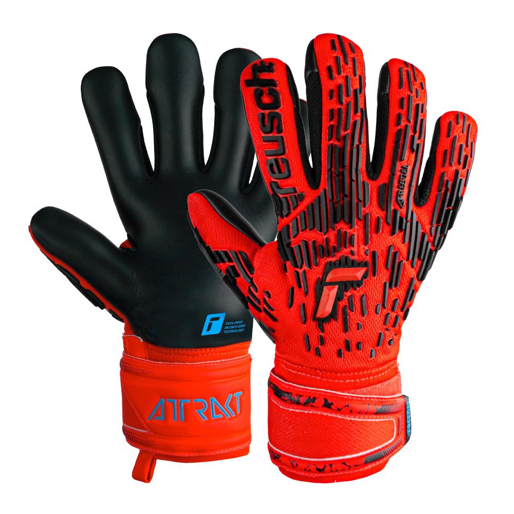 Gants de Gardien Oranges Homme Reusch Attrakt Freegel Silver pas cher