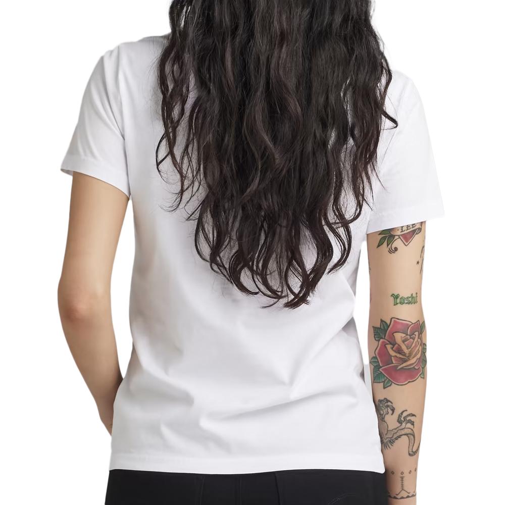 T-shirt Blanc Femme G-Star Raw D23942 vue 2