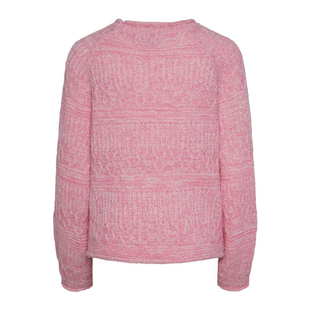 Pull Rose Femme Pieces Nuella vue 2