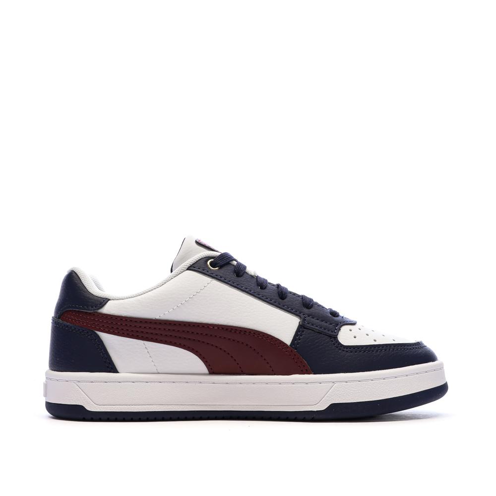 Baskets Blanc/Marine/Bordeaux Femme Puma Caven 2.0 vue 2