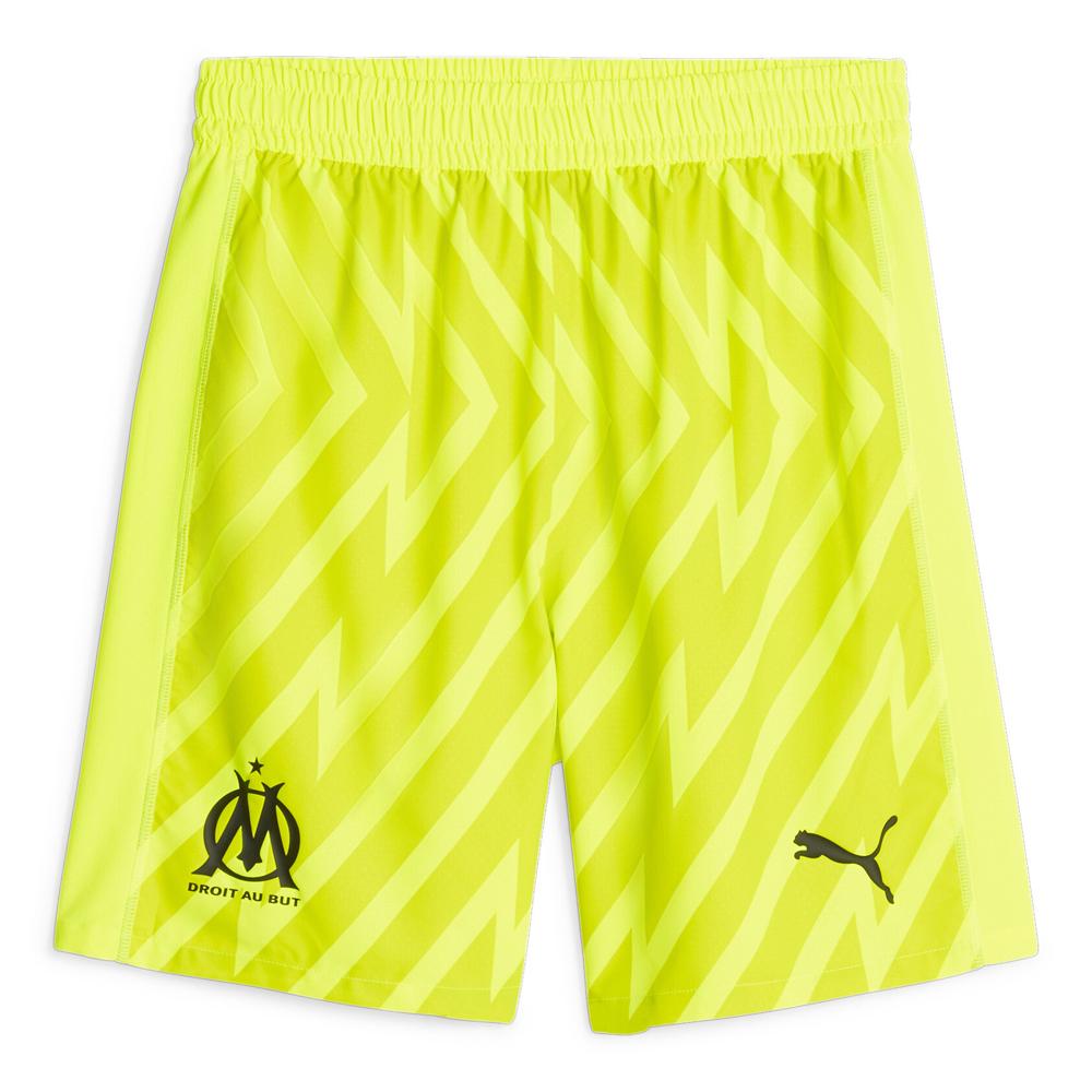 Short de Foot Jaune Homme Puma Om 2024 pas cher