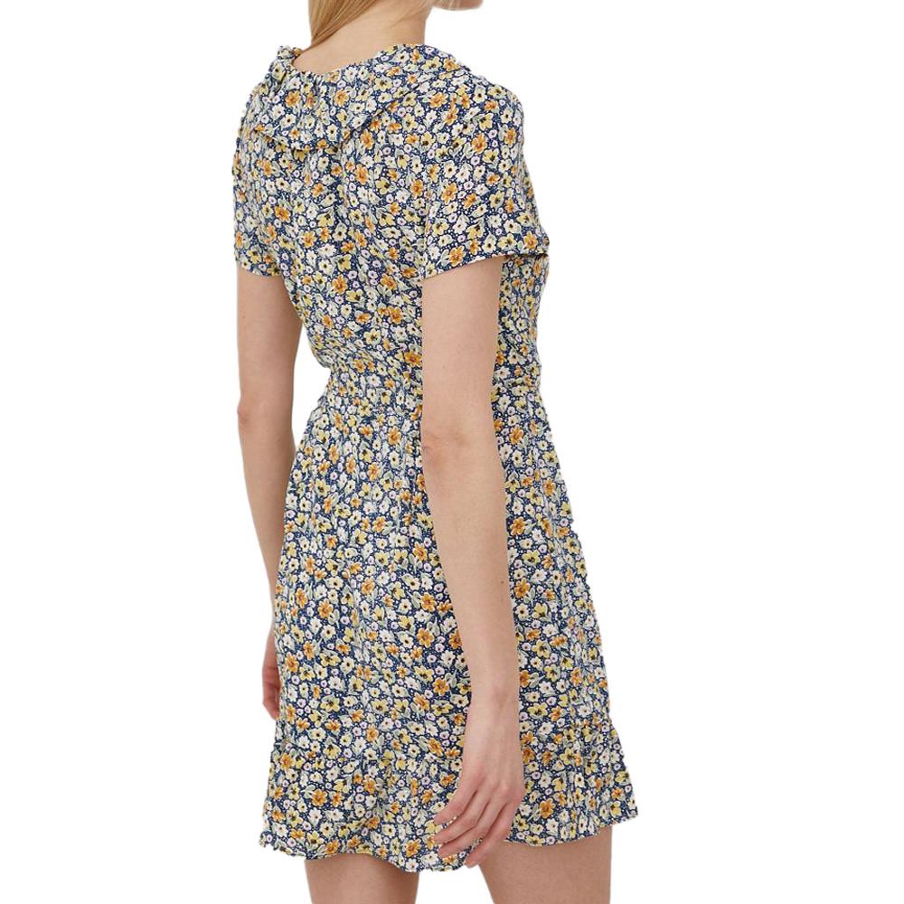 Robe Bleu à fleurs Femme Brave Soul Kasey vue 2