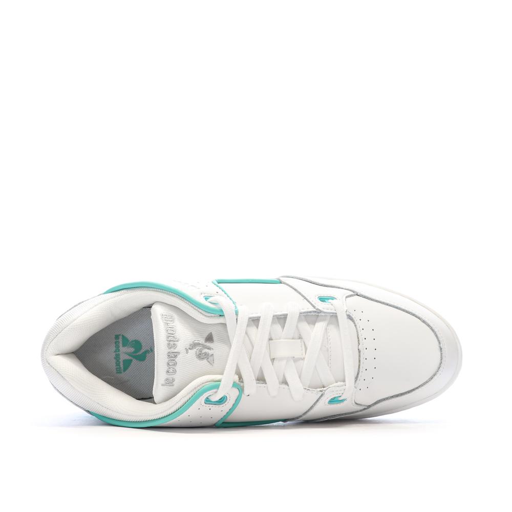 Men's White/Turquoise Sneakers Le Coq Sportif Nineties Photo of the Espace des Marques %store% store - view of %key%