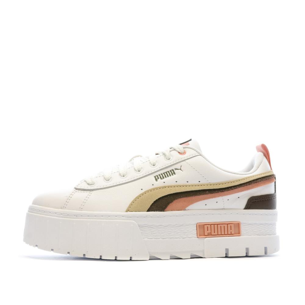 Baskets Blanches Femme Puma Mayze Triplex pas cher