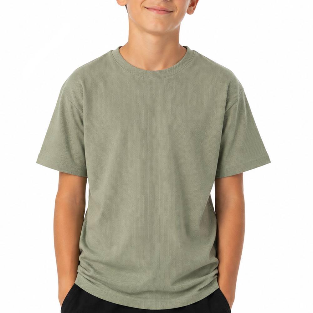 T-shirt Vert Garçon Paname Brothers Dov pas cher
