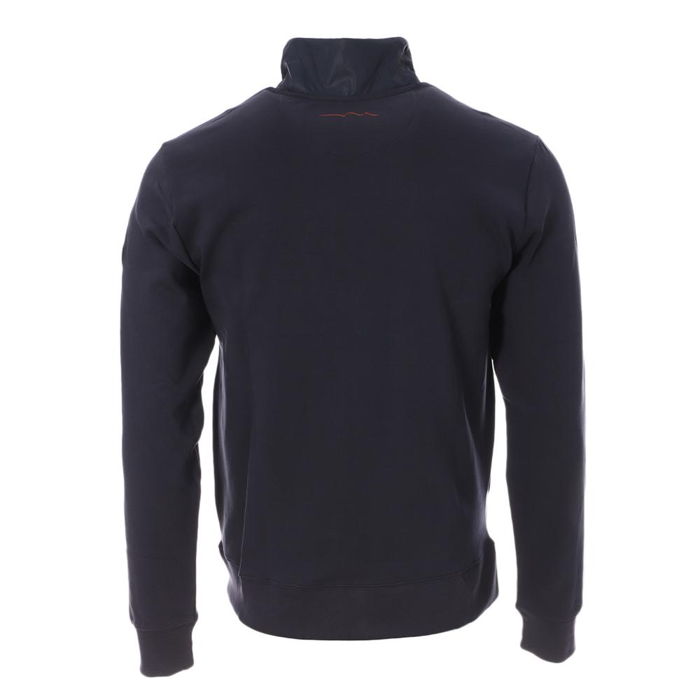 Sweat Zippé Marine Homme Teddy Smith Julen vue 2