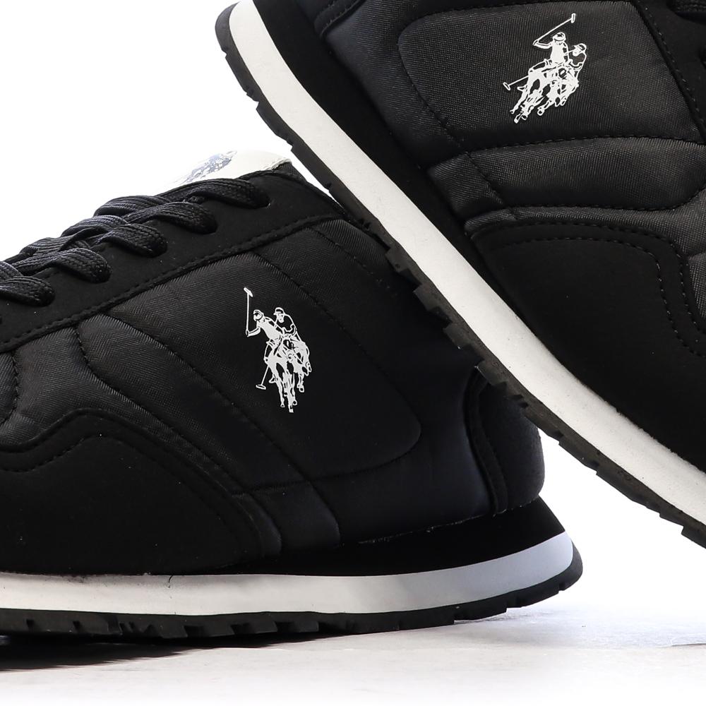 Baskets Noires Homme US Polo ASSN Sneakers vue 7