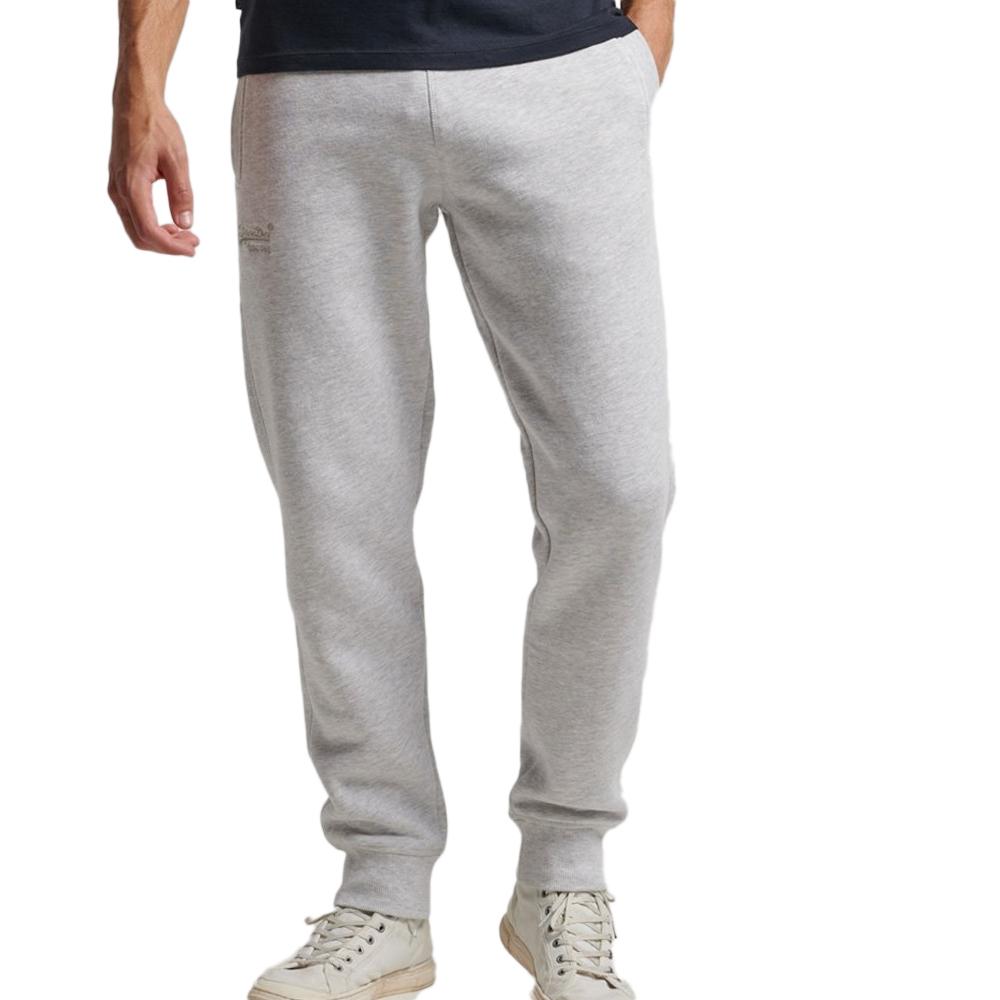 Jogging Gris Homme Superdry Vintage Logo pas cher