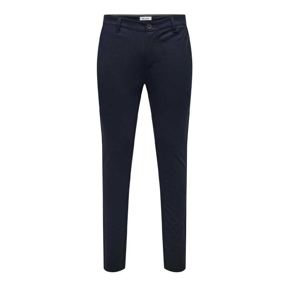 Pantalon fluide Marine Foncé Homme Only & Sons Thor pas cher