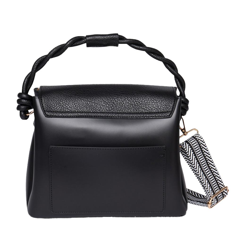 Sac Bandoulière Noir Femme Manoukian Mona vue 2