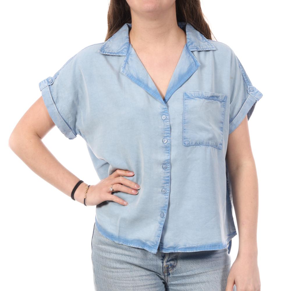 Chemise Bleu Femme Kaporal Miami pas cher