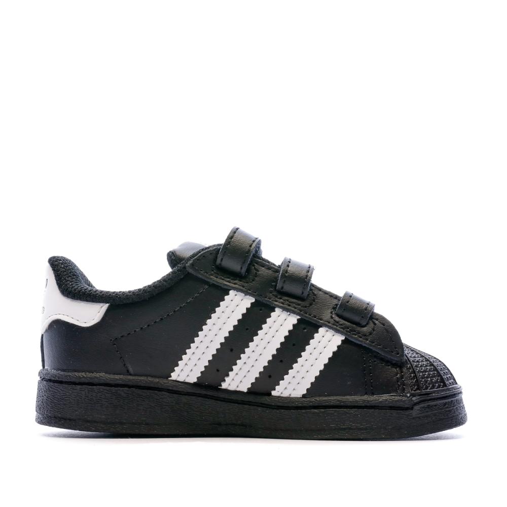 Superstar Baskets Noires Bébé Cf I vue 2