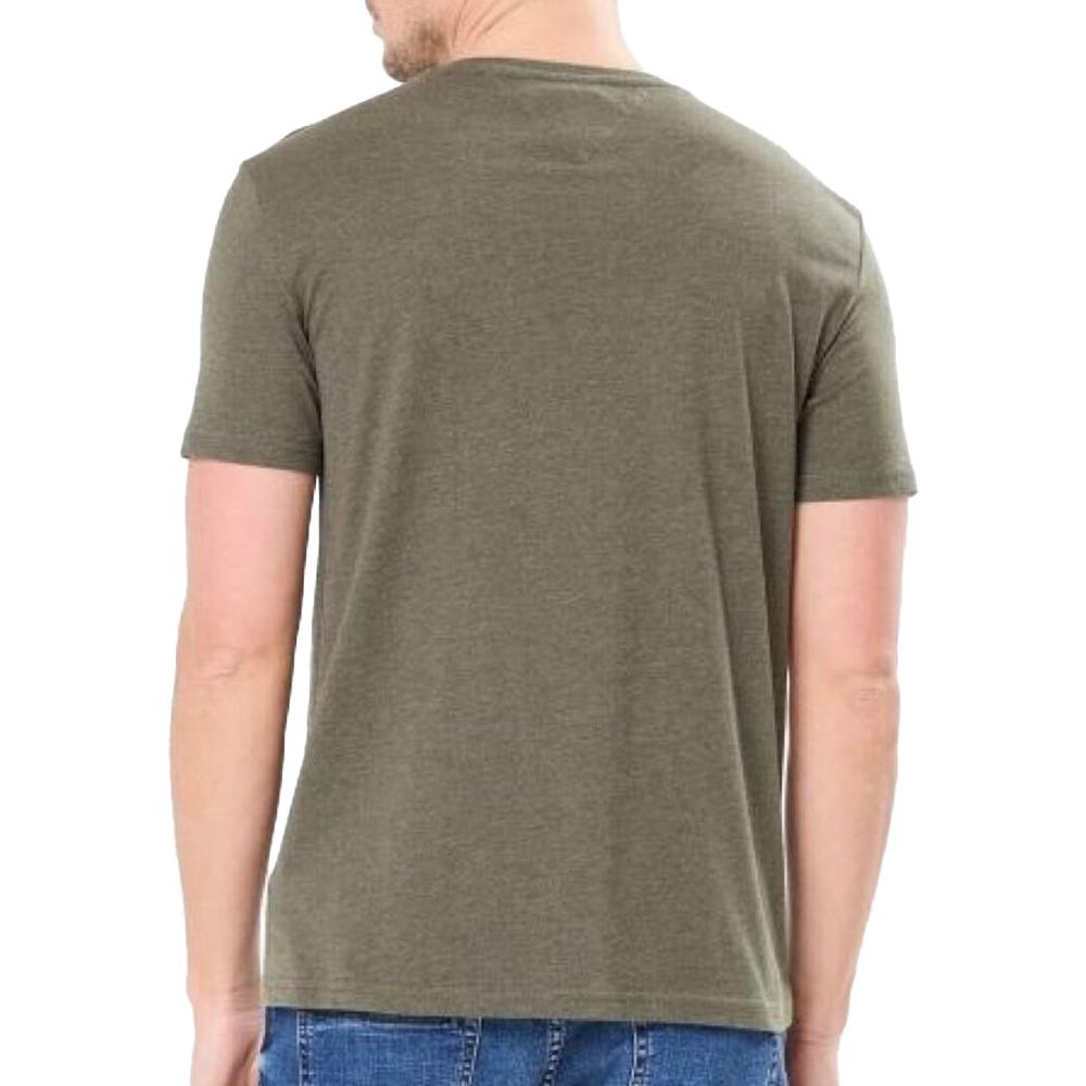 T-shirt Kaki Homme Tommy Hilfiger Jaspe M12 vue 2