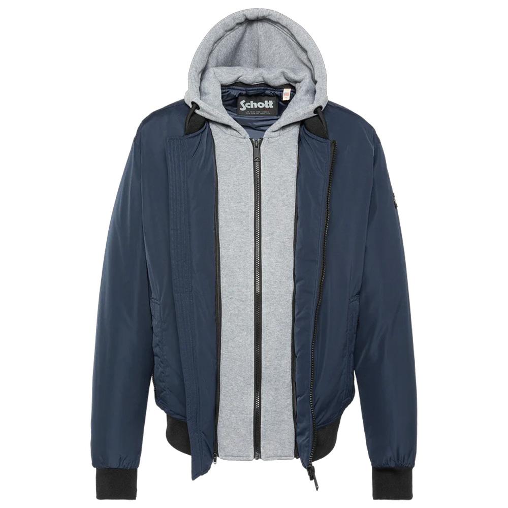 Blouson Marine Schott Pastron Amovible vue 3