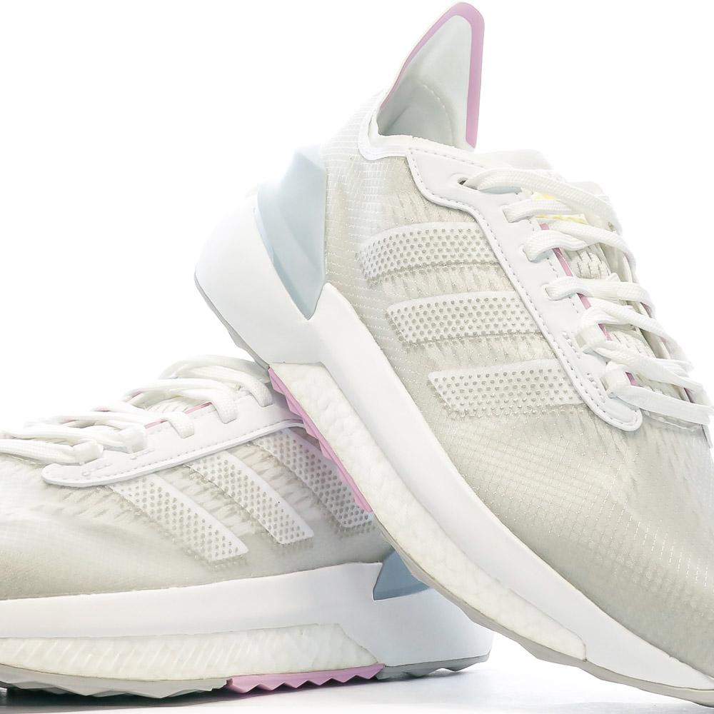 Chaussures de Running Blanc/Gris Femme Adidas Avryn vue 7