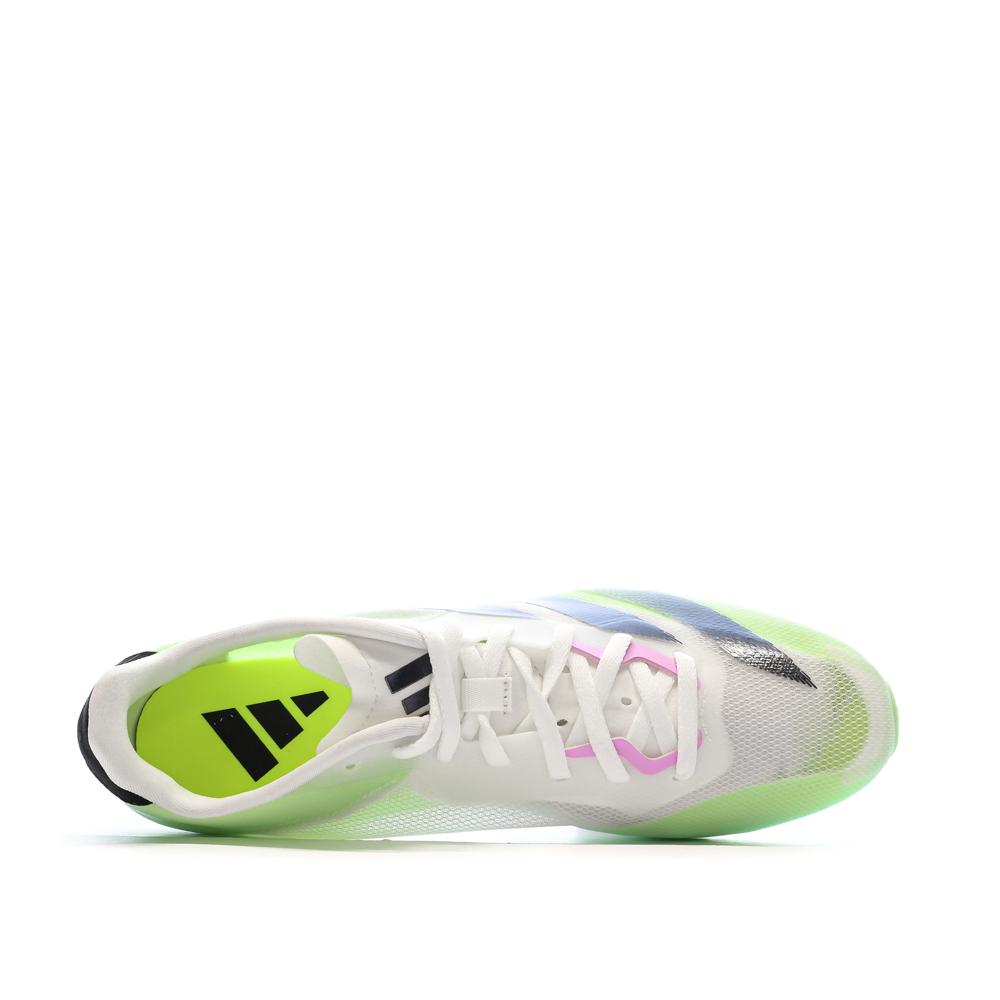 Chaussures d'athlétisme Jaunes Mixte Adidas Sprintstar vue 4