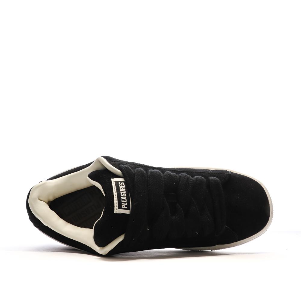 Baskets Noires Homme Puma Suede Xl Pleasures vue 4