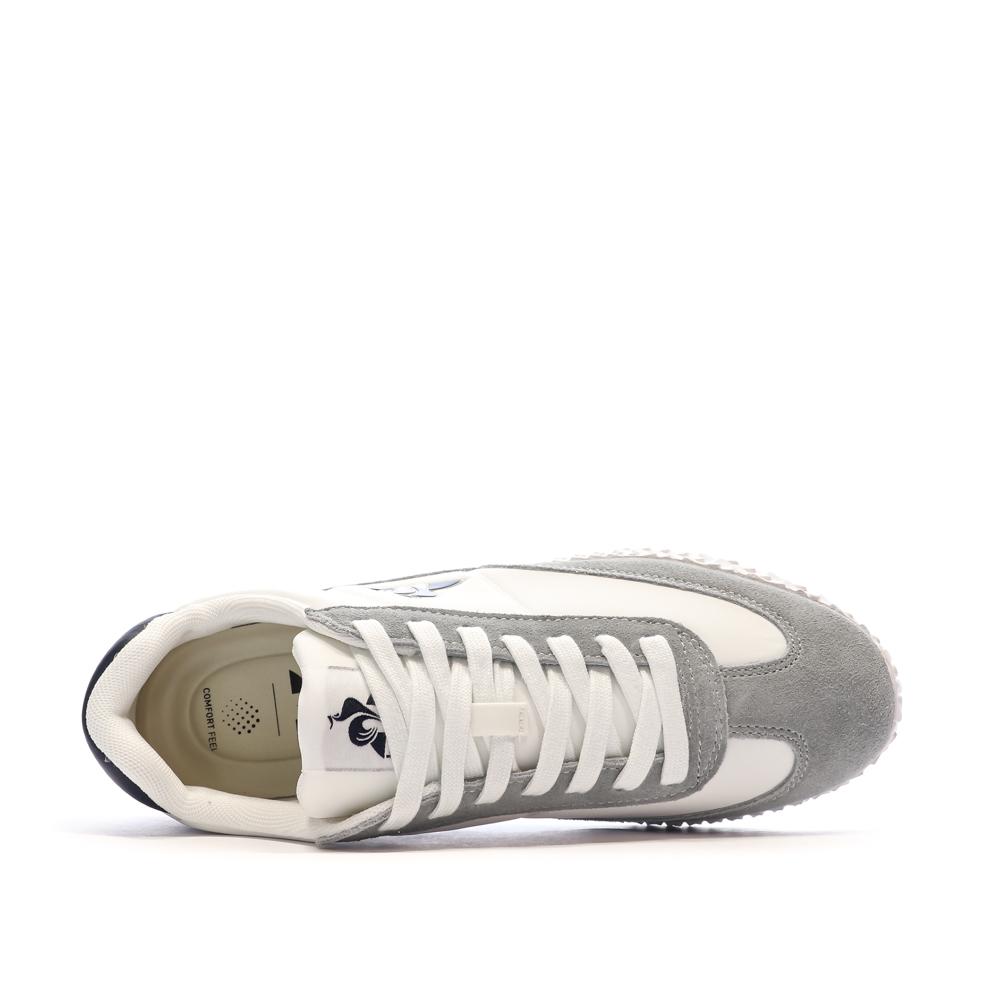 Baskets Blanches/Grises Homme Le Coq Sportif Veloce I Optical vue 4