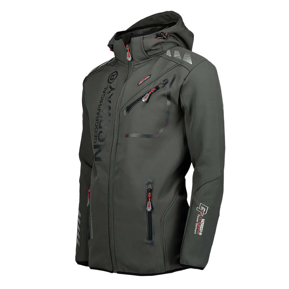 Veste Softshell Gris Homme Geographical Norway Royaute vue 3