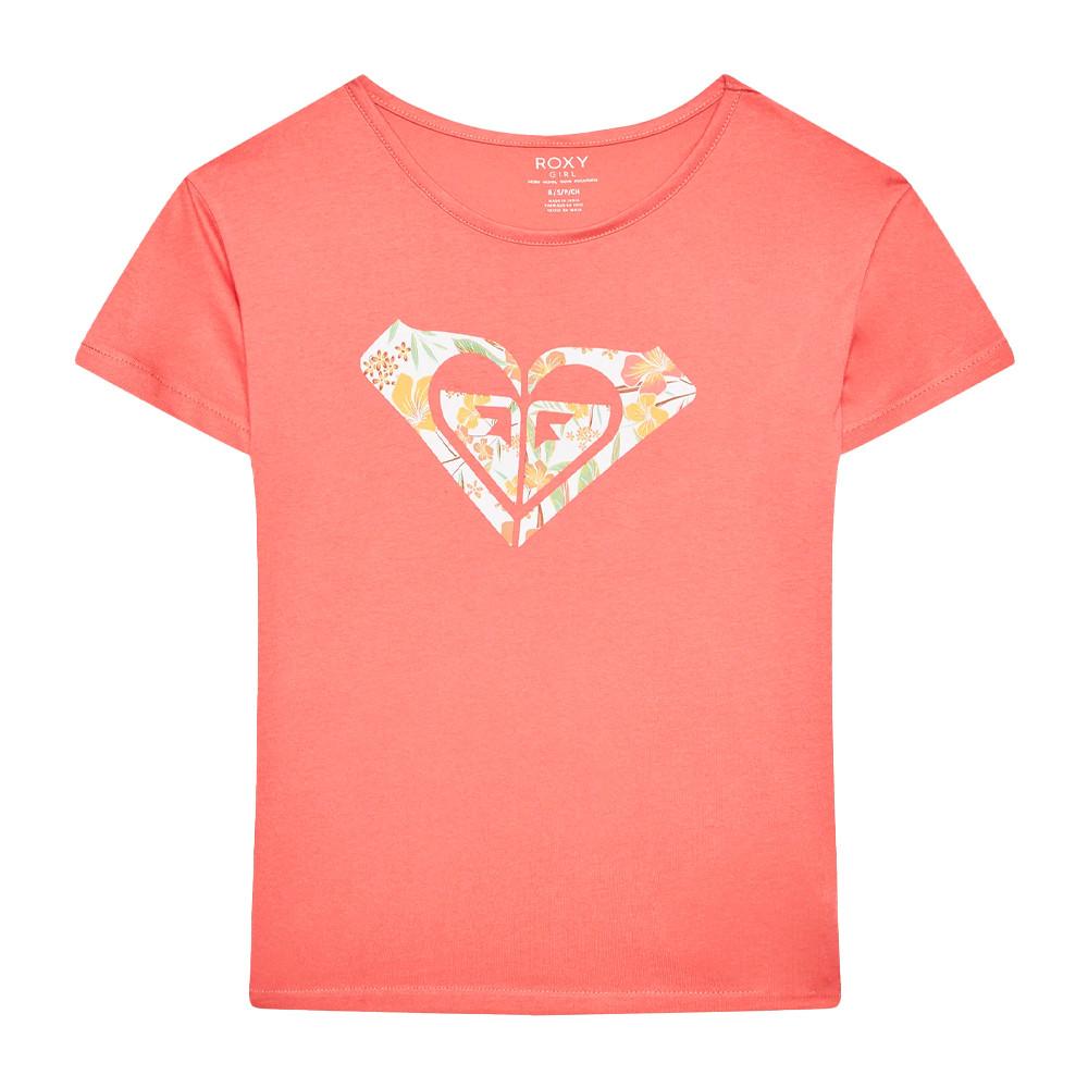 T-shirt Rose Fille Roxy Day And Night pas cher