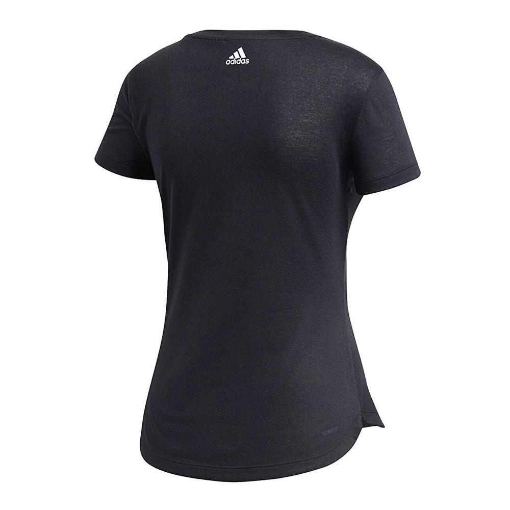 T-shirt Noir Femme Adidas Create vue 2