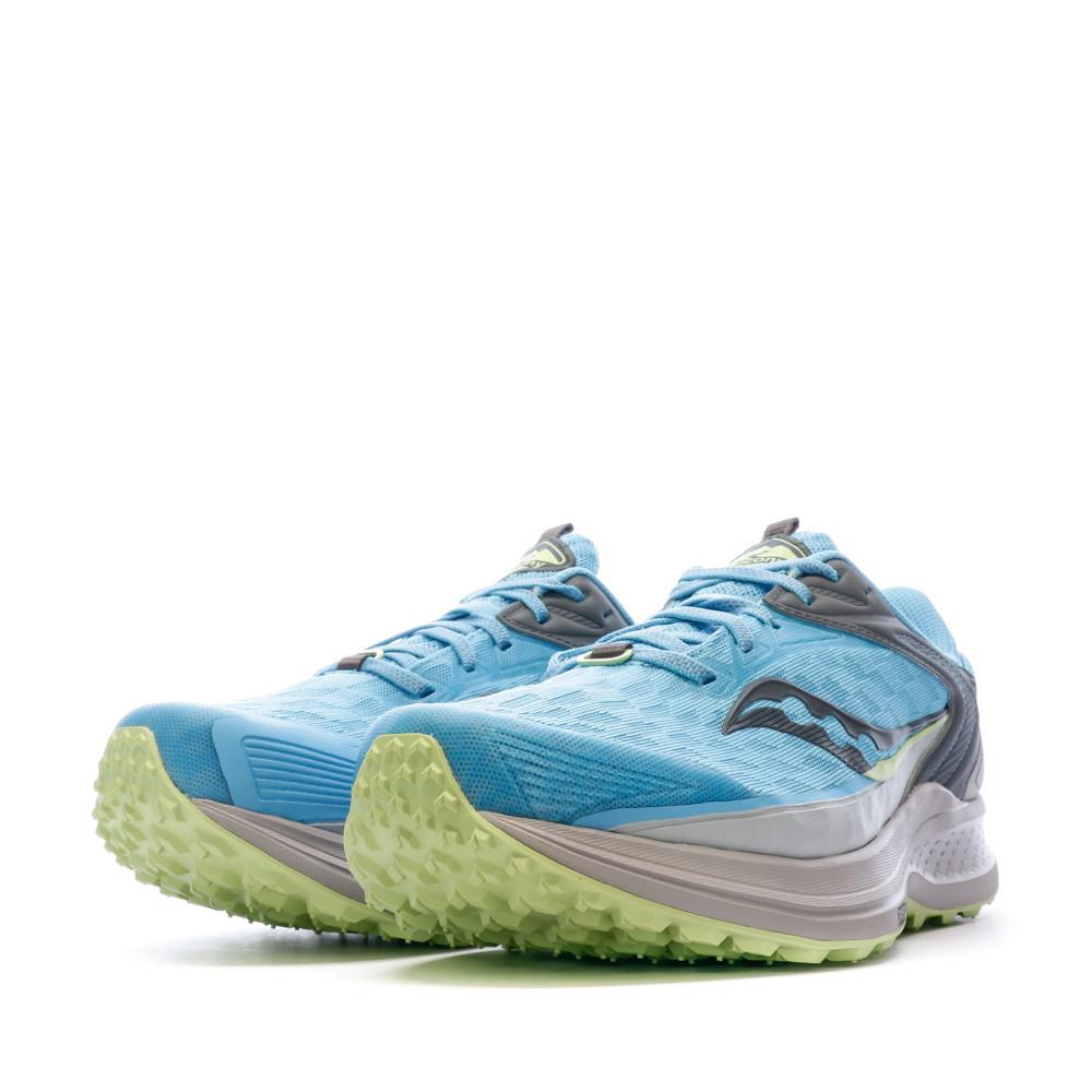 Chaussures de Trail Bleu Femme Saucony Canyon vue 6