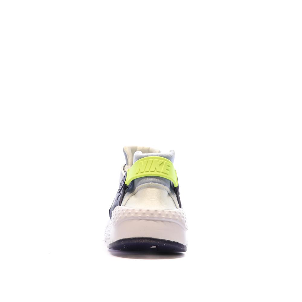 Baskets Grises/Vertes Garçon Nike Huarache vue 3