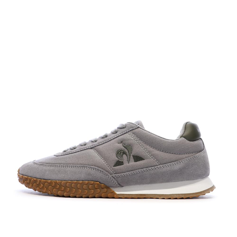 Baskets Grises/Kaki Homme Le Coq Sportif Veloce pas cher