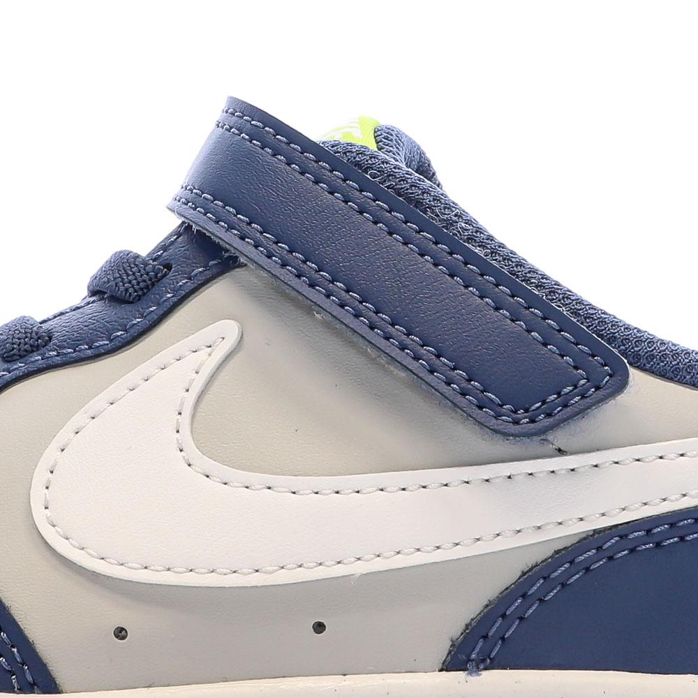 Baskets Bleu/Gris Garçon Nike Court Borough Low 2 vue 7