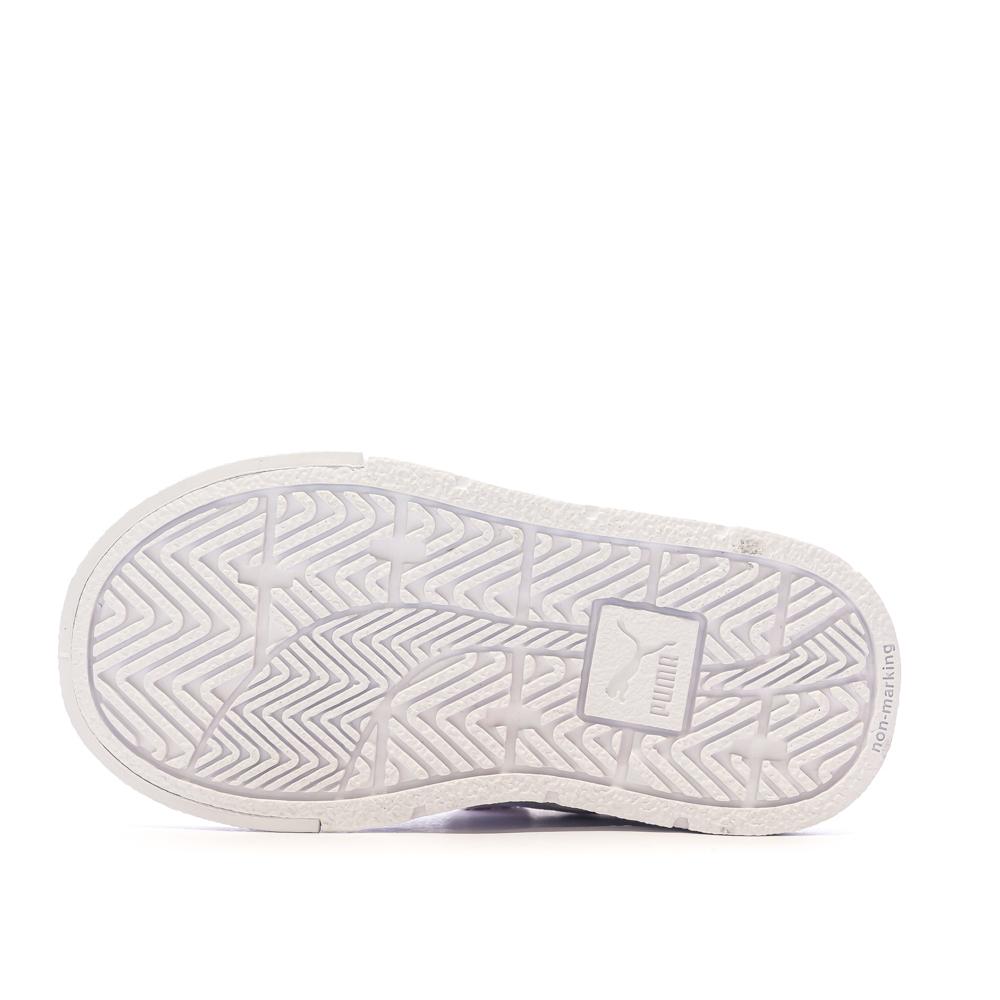 Baskets Blanc/Rose Puma Cali Court Match vue 5