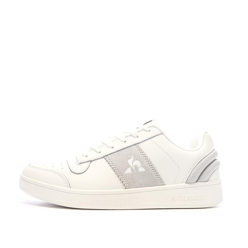 Baskets Blanches/Grises Homme Le Coq Sportif Olympia pas cher