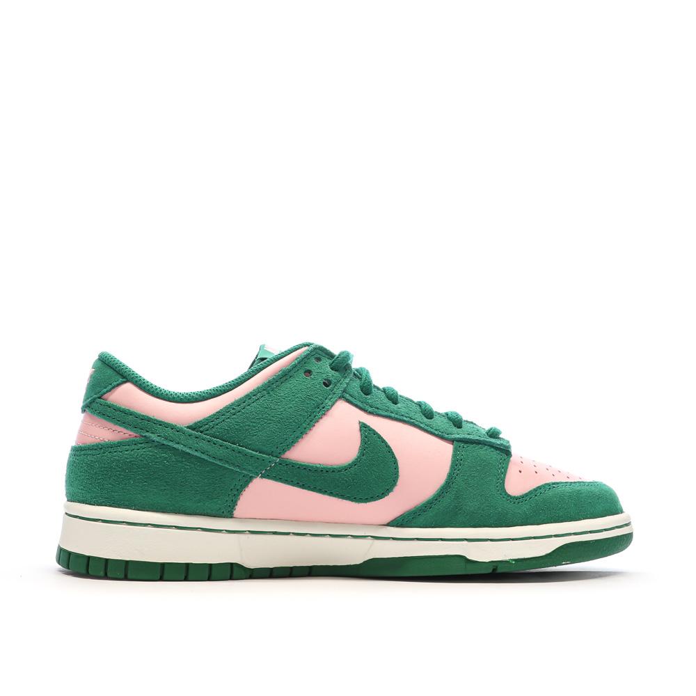 Baskets Roses/Vertes Homme Nike Dunk Low Retro vue 2