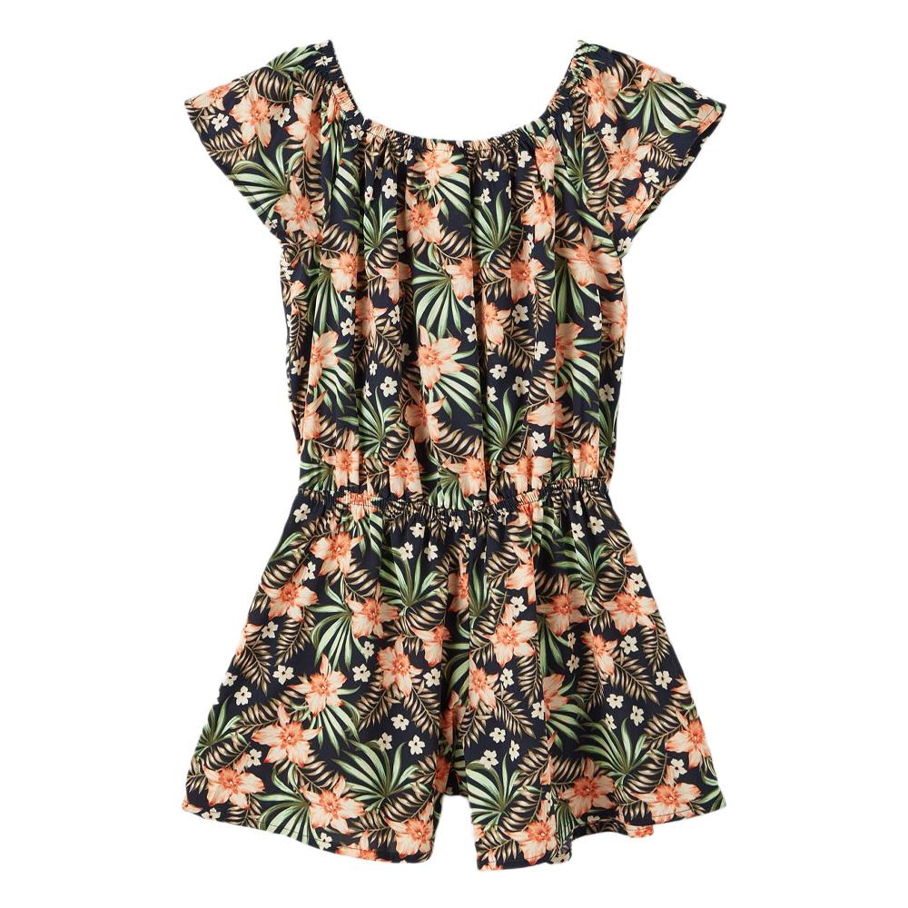 Combishort Marine à fleurs Fille Name it Vinaya vue 2