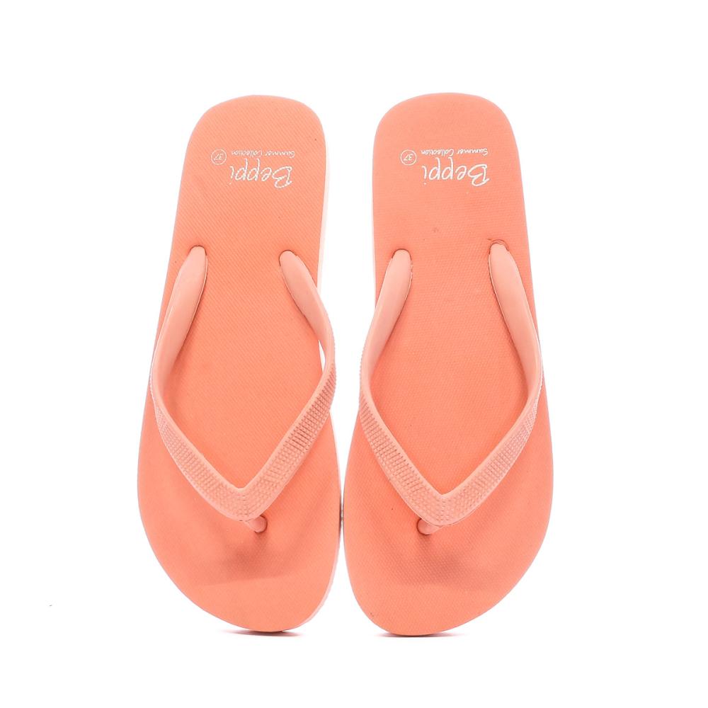 Tongs Orange Femme Beppi Slipper vue 3