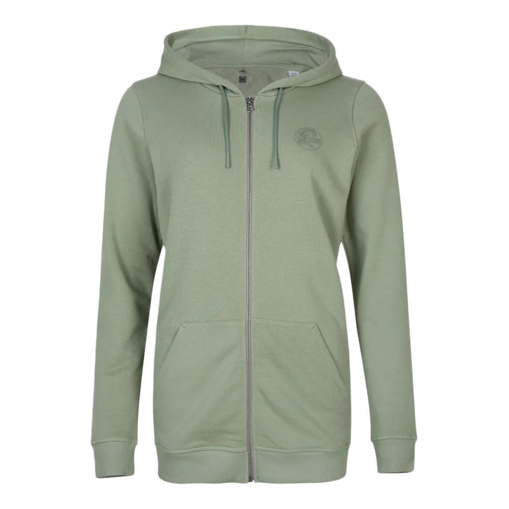 Sweat Zippé à capuche Kaki Femme O'Neill Circle Surfer pas cher