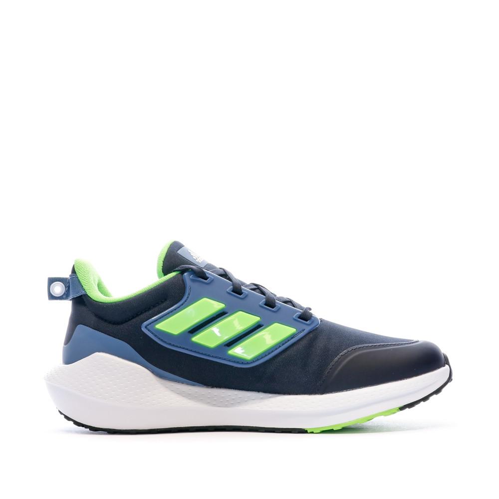 Chaussures de running Noire Enfant Adidas Eq21 vue 2