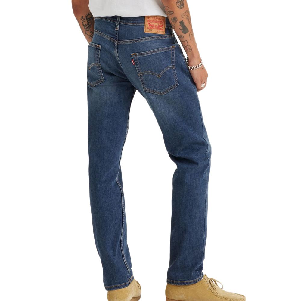 Jean 512 Bleu foncé Homme Levi's Slim Taper Dark Indigo 29507 vue 2