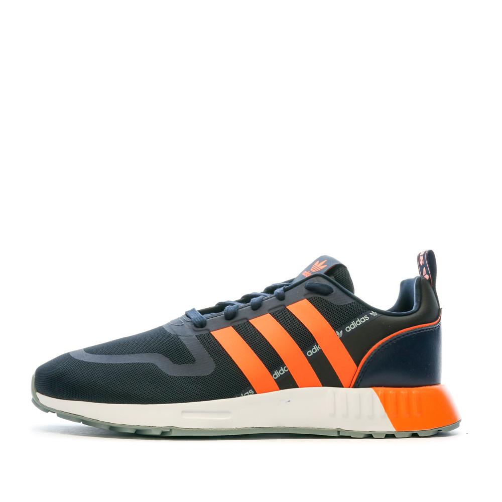 Baskets Noires/Oranges Homme Adidas Multix pas cher