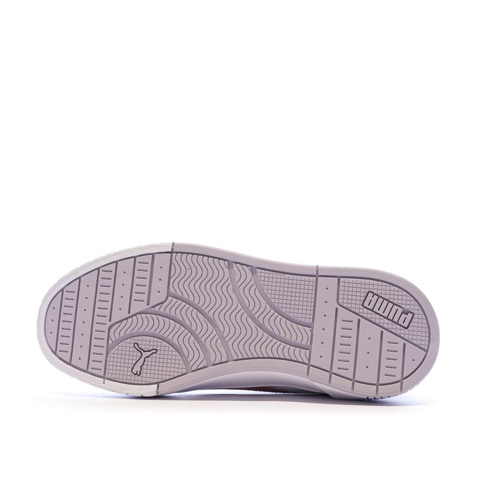 Baskets Blanches/Roses Fille Puma Carina Mia vue 5