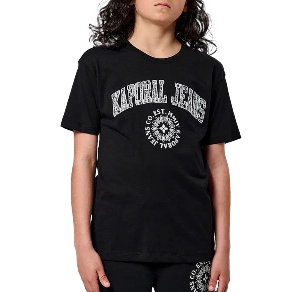 T-Shirt Noir Garçon Kaporal Orion pas cher