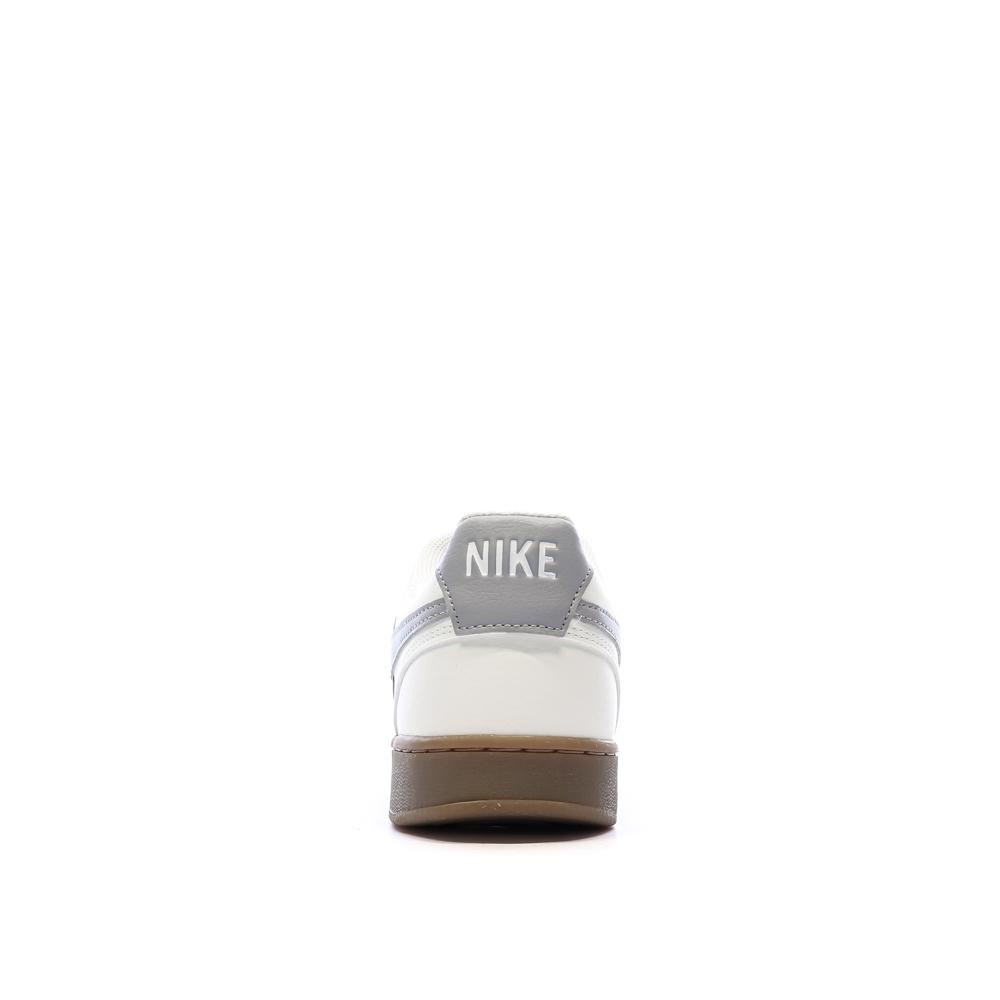 Baskets Blanches/Grises Homme Nike Court Vision vue 3