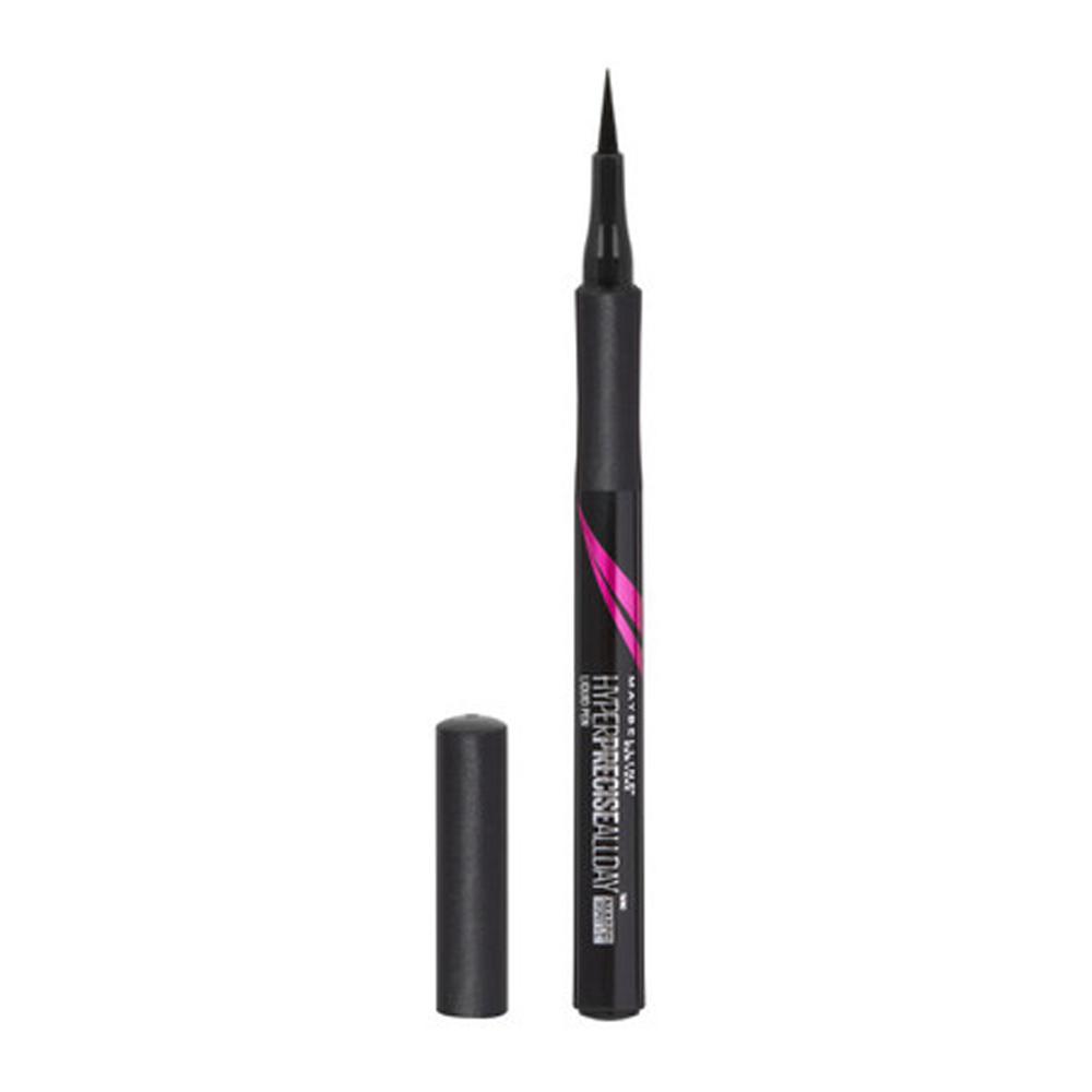 Delineador de ojos líquido negro Gemey Maybelline Hyper Precise All Day 701 Matte Black barato